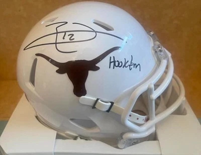 MINI CASCO BAS HOOK EM SPEED AUTOGRAFIADO FIRMADO POR EARL THOMAS  Foto 1 de 2