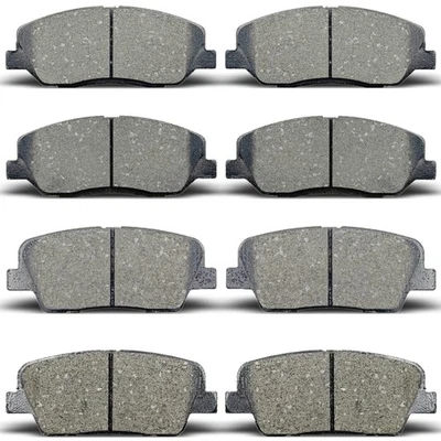 Front + Rear Ceramic Brake Pads Set For Hyundai Entourage, Kia Sedona Borrego Foto 1 de 4