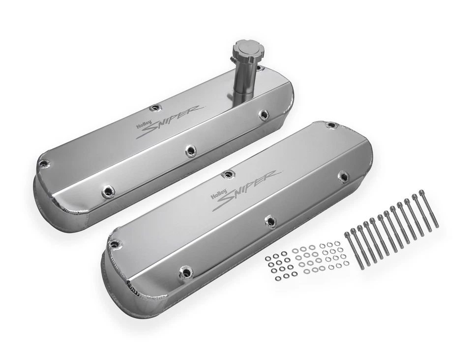 Cubierta de válvula de francotirador 890013 - Aluminio fabricado - Bloque pequeño Ford - Alto - Foto 1 de 4