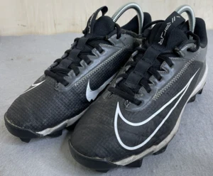 Kids Black Vapor Nike Football Cleats Size 4.5Y DH5089-010 - Picture 1 of 7