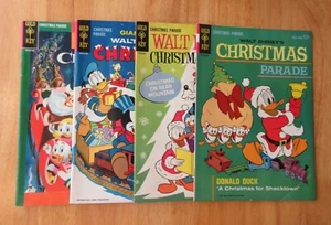 Lot of *4* Gold Key WALT DISNEY'S CHRISTMAS PARADE! #2, 3, 5, 6 (FN'ish) - Picture 1 of 6
