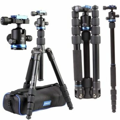 Benro iFOTO 5 Section Aluminium Travel Tripod - Holds 8KG # FIF19AIB0 (UK Stock) - Image 1 of 4
