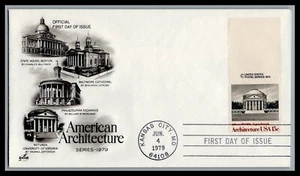 US FDC # 1779 15c American Architecture ArtCraft 1979, 9M838 - Picture 1 of 1