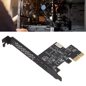 Black USB3.2 PCI E Riser Card Ceramic Capacitors Double Prote-ction Fast Tra Fit - Picture 1 of 22