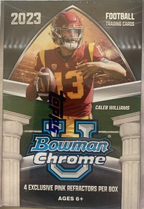 2023 Topps Bowman Chrome University Football Blaster Box