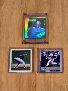 1991-92 Silver Star Holograms HOF - 1990 Bowman #454 Rickey Henderson - Picture 1 of 2