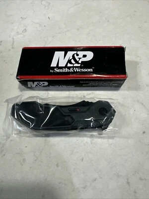 Smith Wesson SWMP1BS Military Police Assisted Opening Pocket Knife New - Image 1 of 4