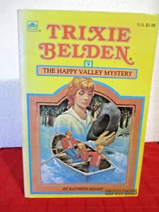TRIXIE BELDEN #9 The Happy Valley Mystery PB Kathryn Kenny SQUARE EDITION c1985 - Picture 1 of 7
