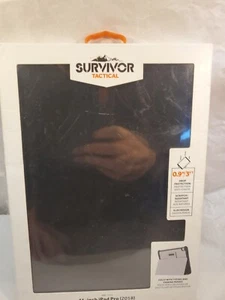 Genuine Griffin Survivor Folio for 11-inch iPad Pro (2018) - Black/Translucent - Picture 1 of 6