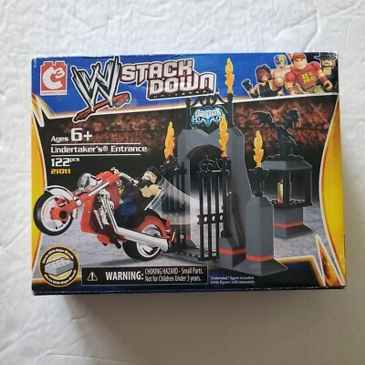 C3 WWE Stackdown Undertaker's Entrance Building Set 21001 Lucha Libre Nuevo En Caja Foto 1 de 4