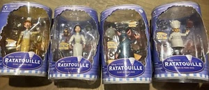 JUEGO DE 4 FIGURAS DE ACCIÓN DISNEY RATATOUILLE TALKIN CAJA DAÑADA - Imagen 1 de 11