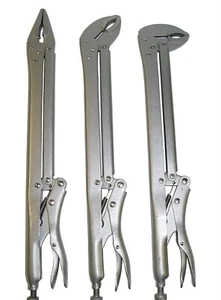 3-teiliges 15 Zoll extra langes Sicherungszange Set mit gerader, 45 & 90 Grad gebogener Nase - Bild 1 von 1