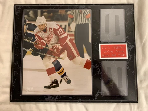 Steve Yzerman Detroit Red Wings 12”x15” engraved sports plaque photo *No cards* Cover