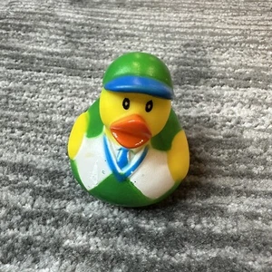 Rubber Duck Preppy Car Home Office Cute Paint Run Ducky Vest New Defect Read - Picture 1 of 10