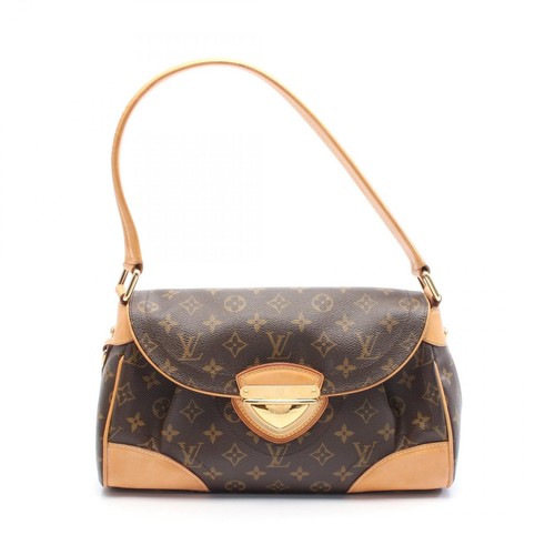 LOUIS VUITTON（LV） Borsa a tracolla Louis Vuitton Beverly MM M40121 Monogram pelle marrone usata LV