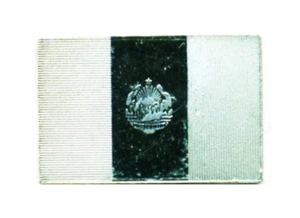 Barra de plata conmemorativa de las Naciones Unidas 1976, prueba de bandera de Rumania - Imagen 1 de 2
