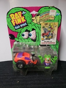 Rat Fink Rad Rods Rat Fink Rockin Roadster Sticker Card Ed Roth Kenner 1990