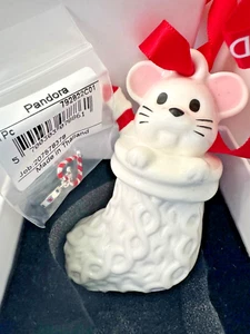 PANDORA EDICIÓN LIMITADA 2023 Juego de adornos navideños y bastón de caramelo B802320 - Imagen 1 de 6