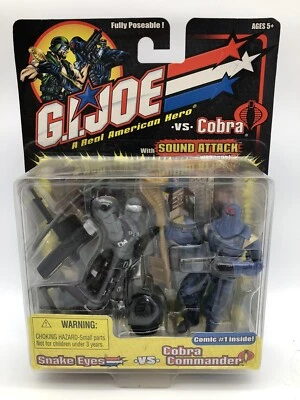 🔥GI JOE VS COBRA OJOS DE SERPIENTE VS COBRA COMANDANTE ARMAS DE ATAQUE DE SONIDO🔥 Foto 1 de 4