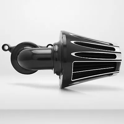 Cone Air Cleaner Intake For Harley Softail Dyna Fat Boy 99-15 Touring 00-07 Foto 1 de 4