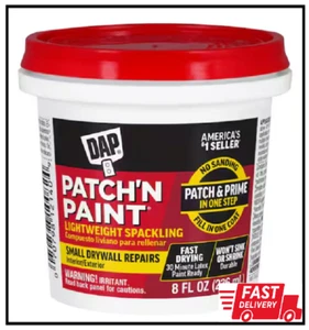 Patch-N-Paint 8 Oz. White Premium-Grade Lightweight Spackling Paste - Picture 1 of 3