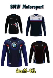New BMW MOTORSPORT Long Sleeve T-Shirt BMW Motorrad  M-4XL - Picture 1 of 11