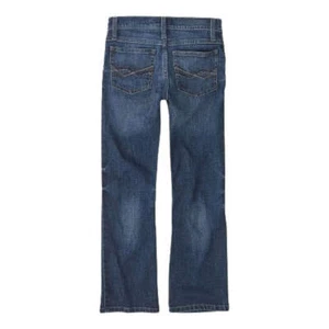 112352828 Wrangler Boys' 20X No.42 Vintage Slim Fit Bootcut Jeans - Harper NEW - Picture 1 of 28