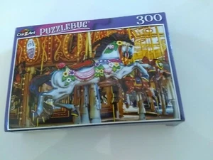 CRA Z ART PUZZLEBUG -ANTIQUE CAROUSEL MERRY GO ROUND HORSE - 300 PIECES PUZZLE - Picture 1 of 3