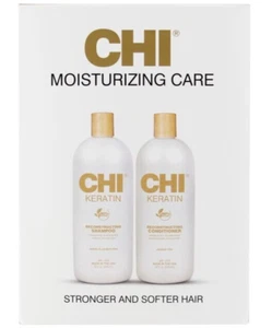 Set duo shampoo e balsamo alla cheratina CHI 32 oz - Foto 1 di 4