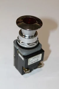 Furnas 52PA2G2U, Operator, Illuminated, Red, 120V AC - Picture 1 of 5