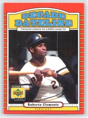 2001 Upper Deck Decade 1970's Roberto Clemente #117     Pittsburgh Pirates - Image 1 of 2