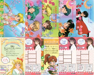 Sailor Moon S Pull Pack Trading Cards YOU PICK Part 8 Amada Vintage Japan - Picture 1 of 15