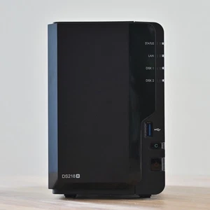 Synology DiskStation DS218+ NAS 6GB RAM gebraucht TOP sehr gut in OVP - Zdjęcie 1 z 7
