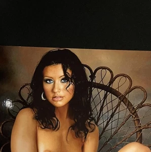 Christina  Aguilera Photo 8x10 ( Noode) Young Dark Hair Beautiful - Picture 1 of 1