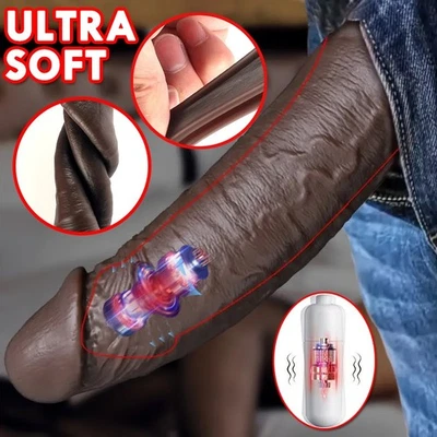 Extensor de Pene-Hombre-Extensión-Manga-Realista-Pene-Funda-Juguetes Potenciadores de Circunferencia Foto 1 de 4