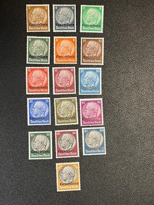 Deutsche Besetzung. von Luxemburg Briefmarke N1-16 MH - Bild 1 von 1