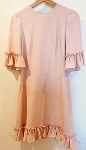 Mini Vestido Dolce & Gabbana Seda Volantes Rosa Talla 38 Mujer Artículo Sin Usar de Japón - Imagen 1 de 24