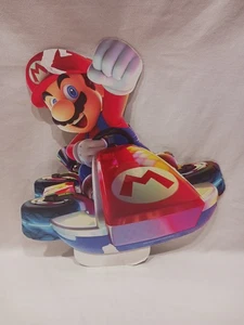 Nintendo Mario Kart 8 Cardboard Store Display Game Stop Promo Standee Art 23" D - Picture 1 of 20