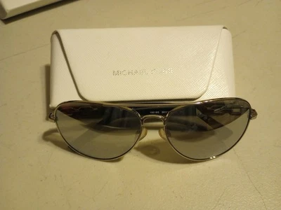 Gafas de sol Michael Kors (Fiji) T 1003 10016G Aviator plateadas/negras talla 58[] 14 135 Foto 1 de 4
