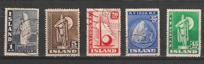 Iceland: Postage Lot 88 (1938-1947 - VF - MH & U) 2025 Scott Catalog Val. $23.15 - Image 1 of 4