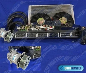Universal UnderDash A/C Kit Evaporator 848L 32,000 BTU, PK-8 Serpentine Belt - Picture 1 of 9