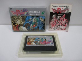 NES -- DRAGON QUEST 4 -- Boxed. Can data save! Famicom, JAPAN Game. 10698