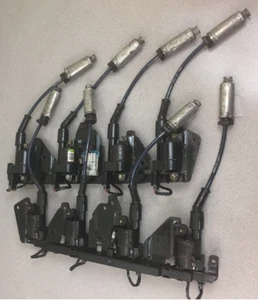 2011 CHEVY TAHOE 5.3L Set of 8 Ignition Coil with Bracket & Harness OEM - Picture 1 of 7