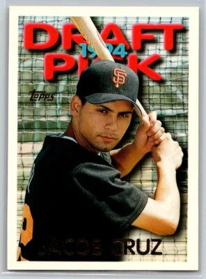 1995 Topps #521 Jacob Cruz - Image 1 of 2
