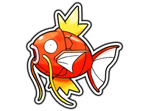 Magikarp Waterproof Vinyl Sticker Decal Die-Cut  - Picture 1 of 1