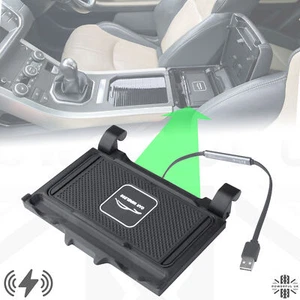 Wireless phone charging tray for Range Rover Evoque 14-18 storage USB QI charger - Picture 1 of 12