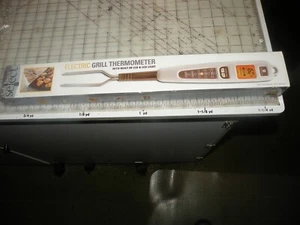 CHEFS BASICS Electric Grill Thermometer Build in LCD LED Light Meat Thermometer - Picture 1 of 8