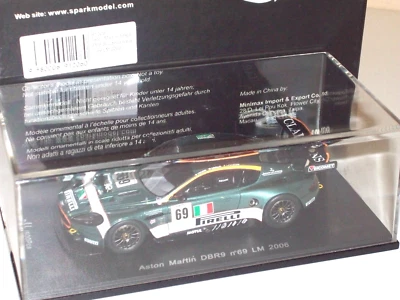 SPARK 1/43 S1206 ASTON MARTIN DBR9 BMS Scuderia Italia #69 LM 2006 066/500Pcs - Immagine 1 di 4