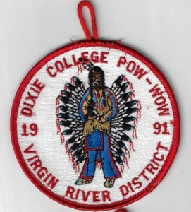 1991 Dixie College Pow-Wow Virgin River District RED Bdr. [Q-1398] - Picture 1 of 1