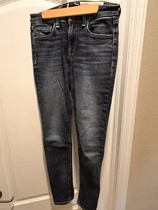 Rag & Bone Jeans Womens 26 Blue Cate Mid Rise Ankle Skinny April Fits 26x27 - Picture 1 of 11